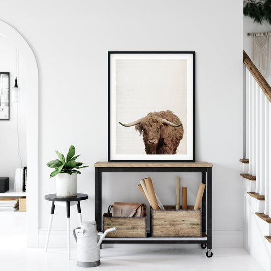 Buffalo Print, Bison Wall Art, Camel Buffalo, Camel Decor, Home Decor Animal
