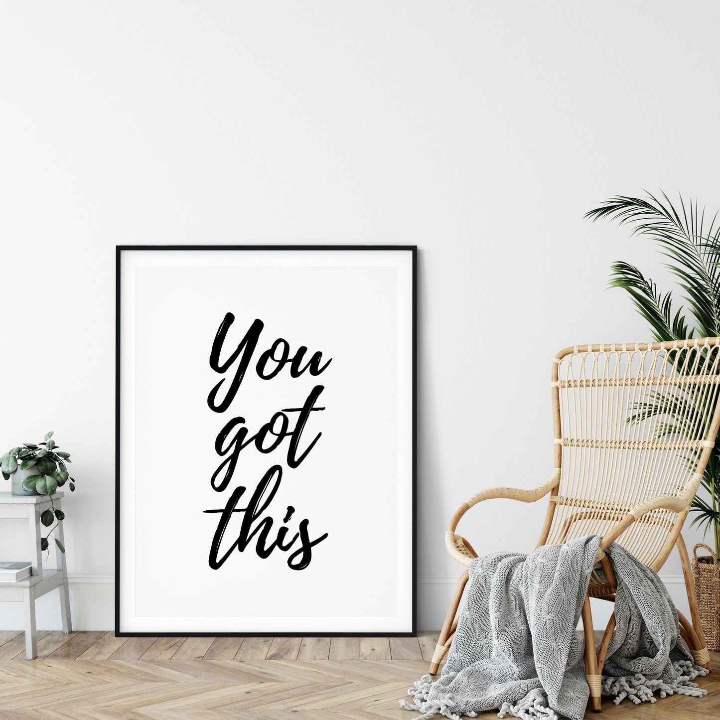 Printable Quotes, You Got This, Black and Gold Prints, Printable Artwork