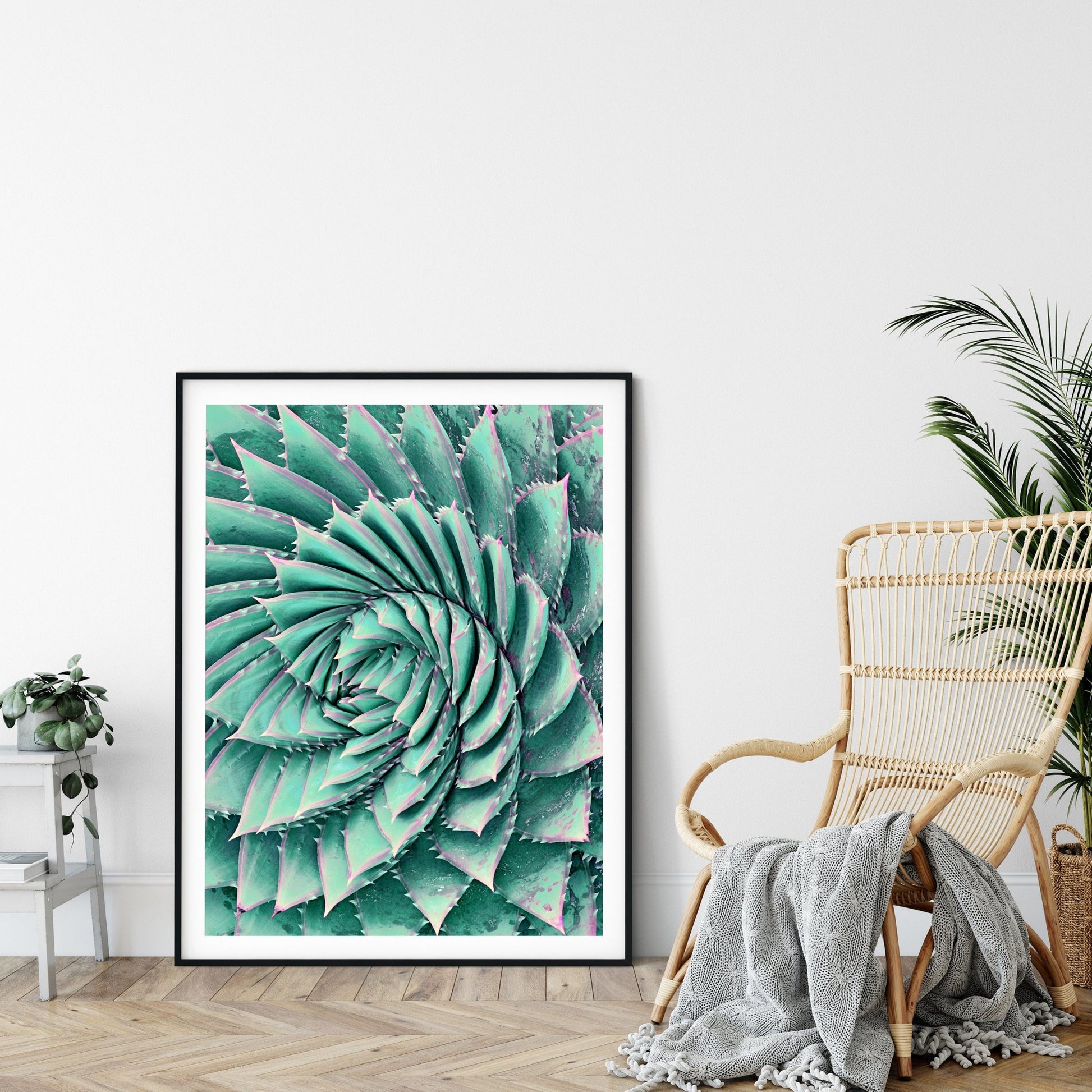 Agave Print, Mint Green Nursery Decor, Kitchen Print Wall Art, Home Decor Art
