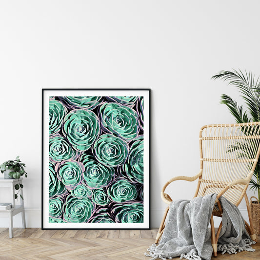 Cactus Poster,Cactus and Succulent Wall Art,Desert Cactus Print,Home Decor Print