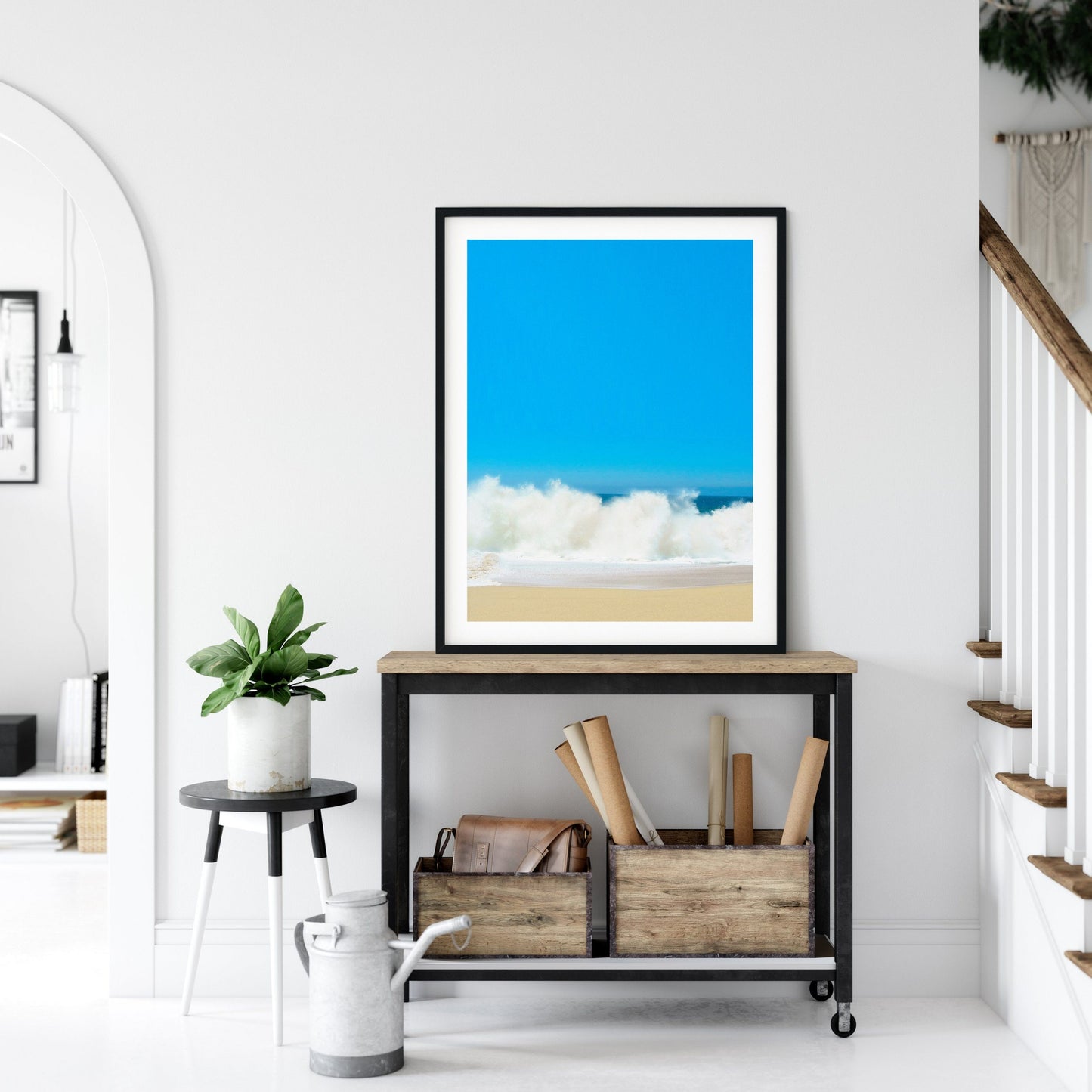 Beach Print Art,Ocean Waves Decor, Coastal Wall Art,Ocean Water Print,Home