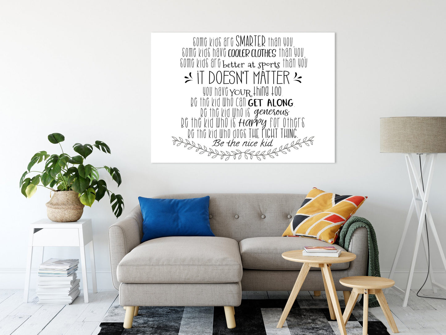 Some Kids Are Smarter Than You,Be The Nice Kid, Children Prints,Nursery Wall Art