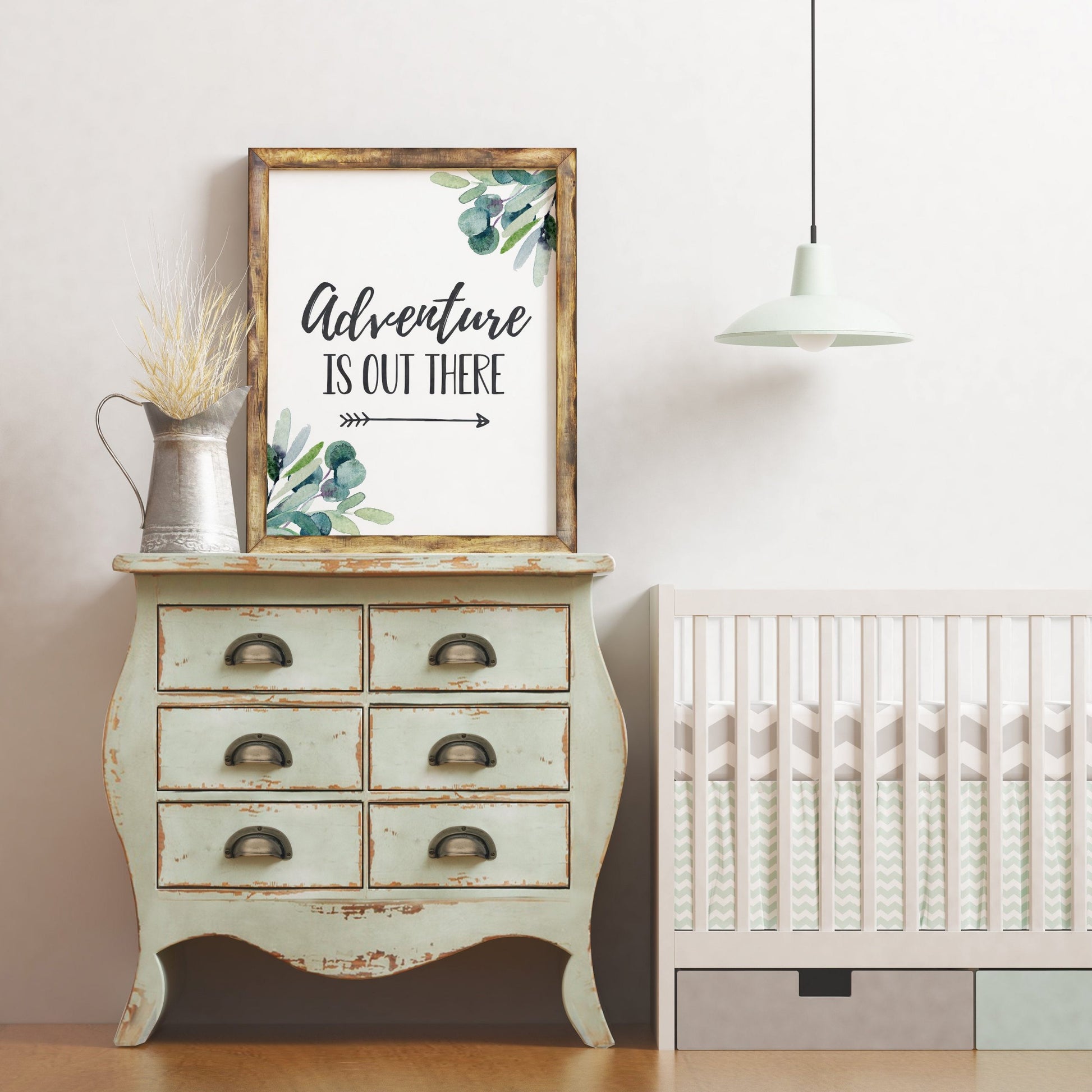 Adventure Is Out There, Boys Nursery Prints,Nursery Home Decor Room Wall Art