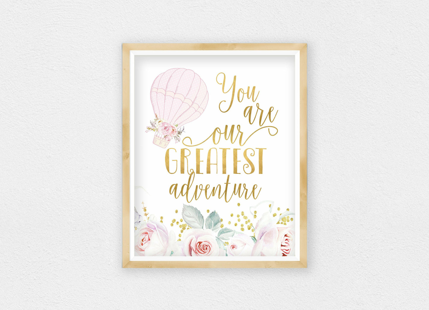 You Are Our Greatest Adventure Printable Nursery Wall Art,Nursery Decor Girl