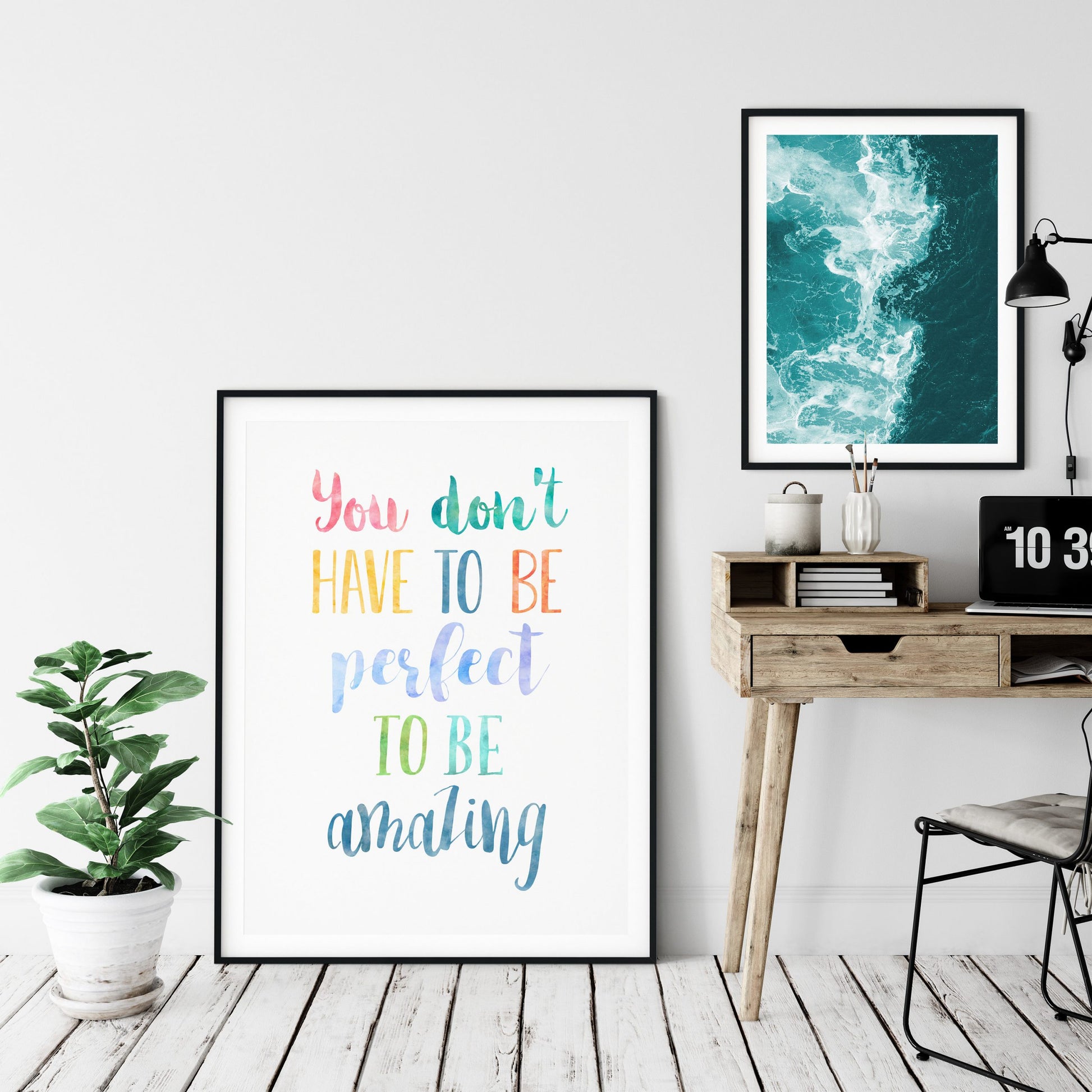 You Don't Have To Be Perfect To Be Amazing, Nursery Printable, Nursery Wall Art