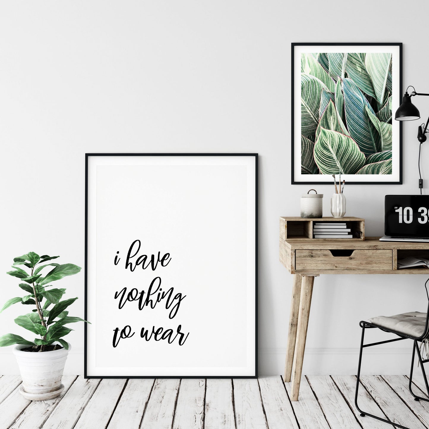 I Have Nothing To Wear Print, Printable Wall Art, Fashion Prints, Bed Decor