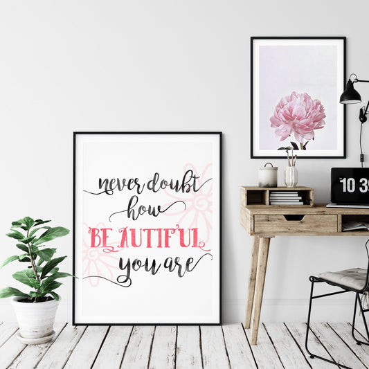 Feminist Quotes, Uplifting Quotes, Beautiful Girl Sign, Girl Quotes Room Decor
