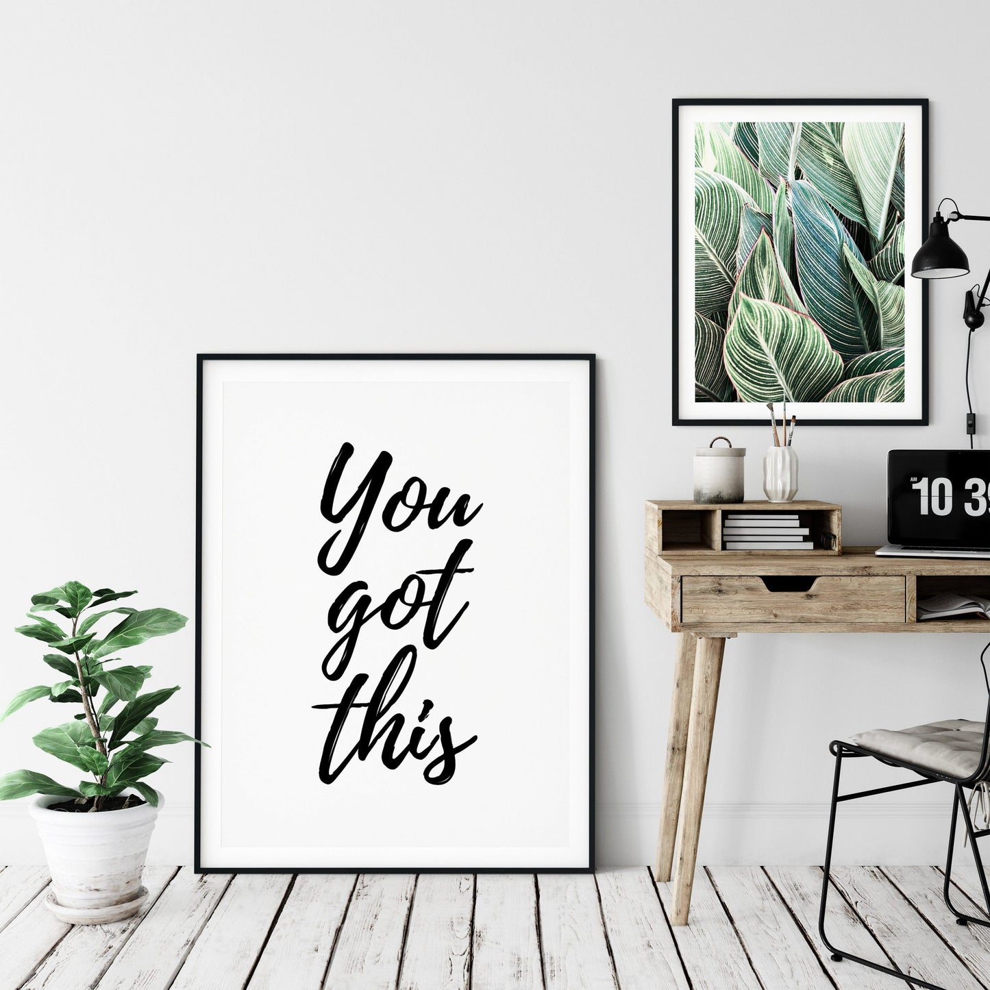 Printable Quotes, You Got This, Black and Gold Prints, Printable Artwork
