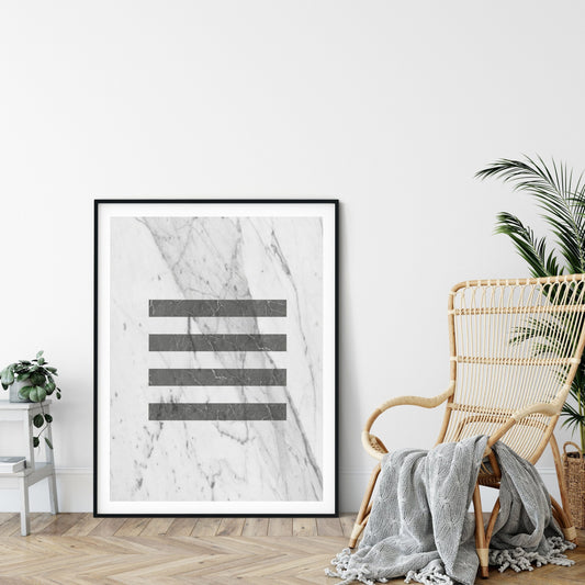 Geometric Print,Geometric Art,Black and White Stripes,Print Art,Room Art Decor