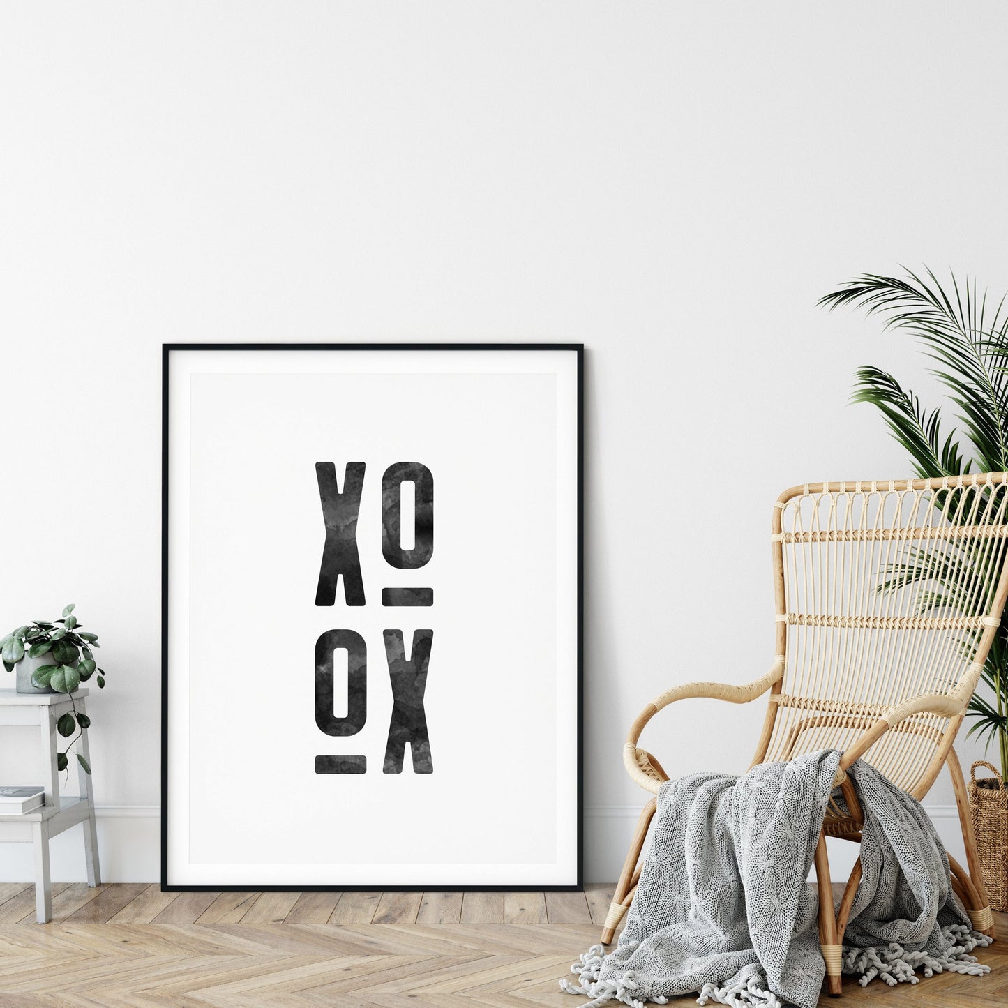 XO, XOXO Print Poster, Modern Office Art, Wall Art, Room Wall Art Decor