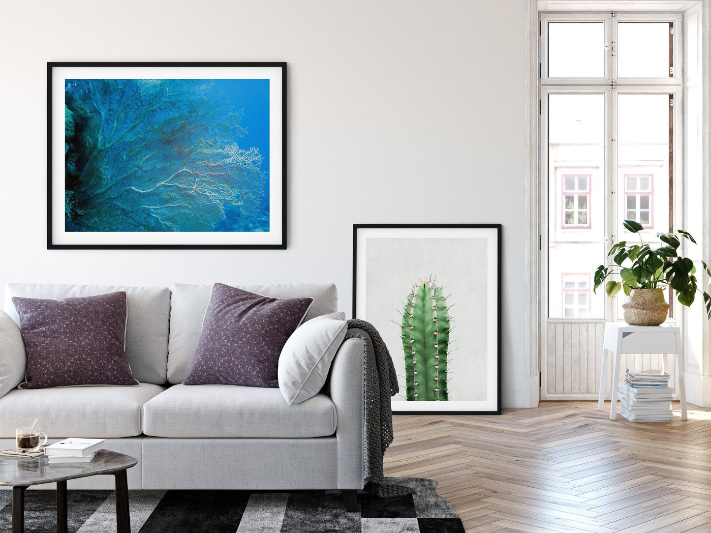 Coral Prints, Navy Decor, Underwater Photography, Aqua Print, Home Decor Print