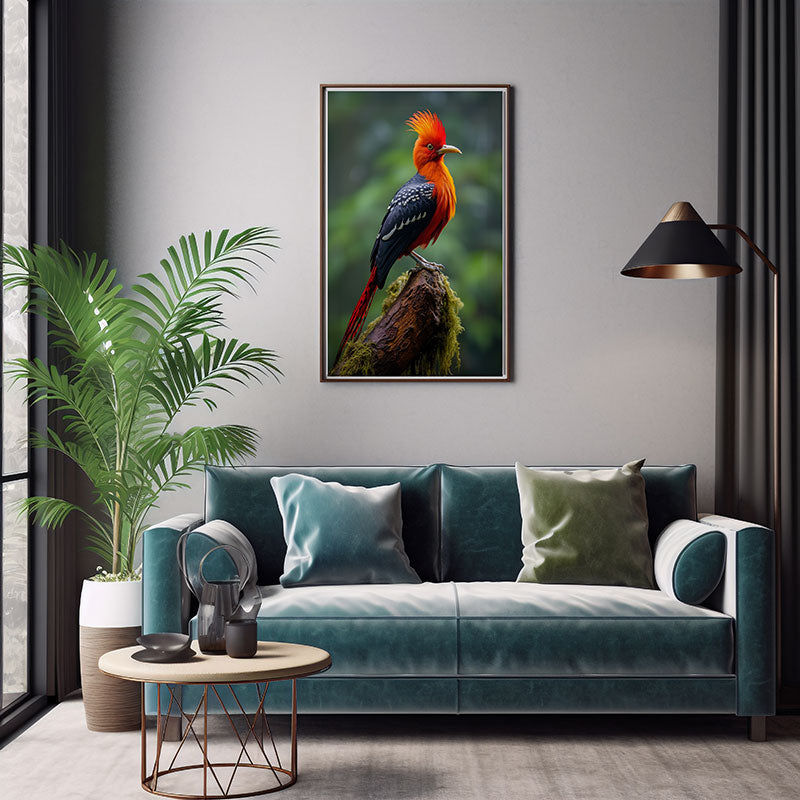 Tropical Andean Bird Jungle Bird Print Wall Art Print Exotic Bird Art Poster