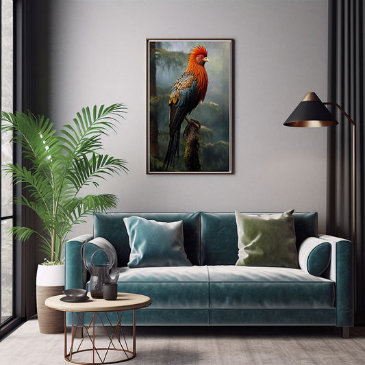 Tropical Andean Bird Jungle Bird Print Wall Art Poster Exotic Bird Art Print