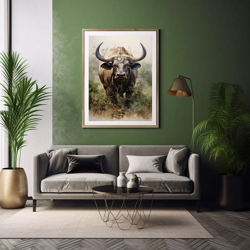 Into the Wild African Buffalo Safari, Jungle Animal, Wild Animal, Animal Print, Poster