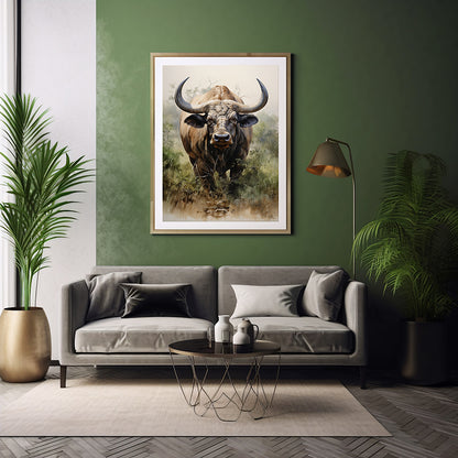 Into the Wild African Buffalo Safari, Jungle Animal, Wild Animal, Animal Print, Poster