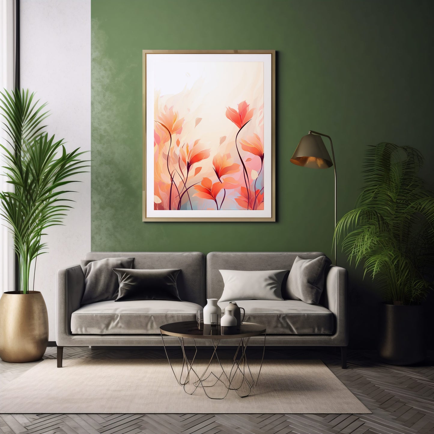 Botanical Elegance Floral Line Art Prints for Chic Wall Decor Flower Wall Art Decor Print Poster