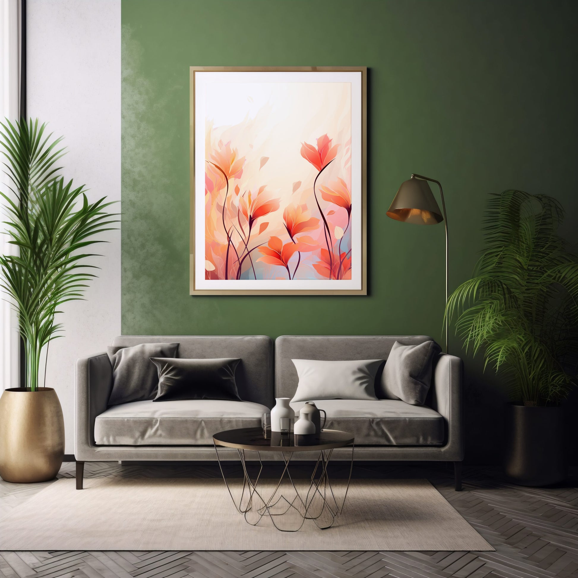 Botanical Elegance Floral Line Art Prints for Chic Wall Decor Flower Wall Art Decor Print Poster
