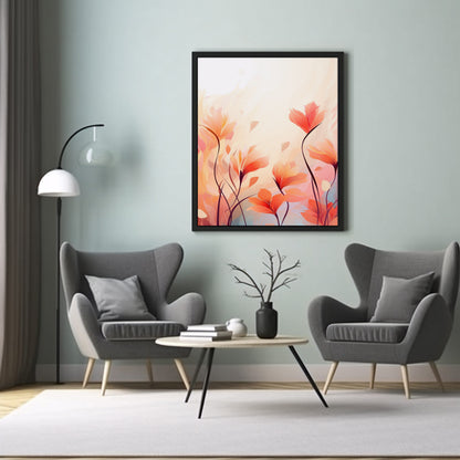 Botanical Elegance Floral Line Art Prints for Chic Wall Decor Flower Wall Art Decor Print Poster