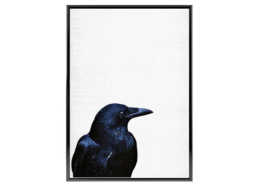Raven Poster Print, Bird Wall Art Home Decor