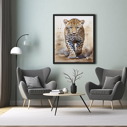 Wildlife Leopard Art Prints, Safari Animal, Jungle Print, PosterArt Poster