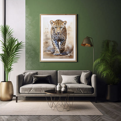 Wildlife Leopard Art Prints, Safari Animal, Jungle Print, PosterArt Poster
