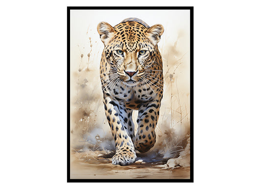 Wildlife Leopard Art Prints, Safari Animal, Jungle Print, PosterArt Poster