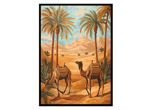 Desert Oasis Wall Art Poster Print Wall Art Decor Poster Print