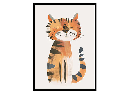 Tiger Nursery Home Wall Decor Art Poster Print