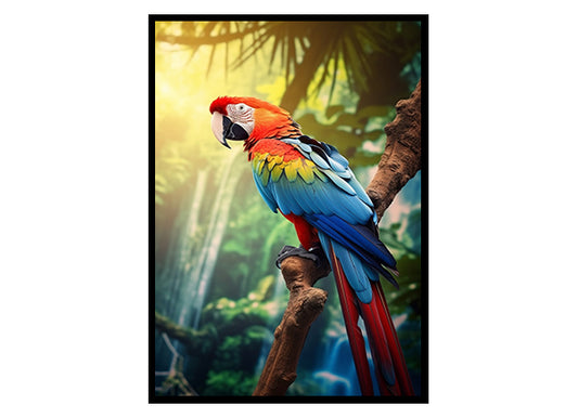 Parrot Bird Print, Bird Poster, Bird Wall Art, Parrot Art, Parrot Poster