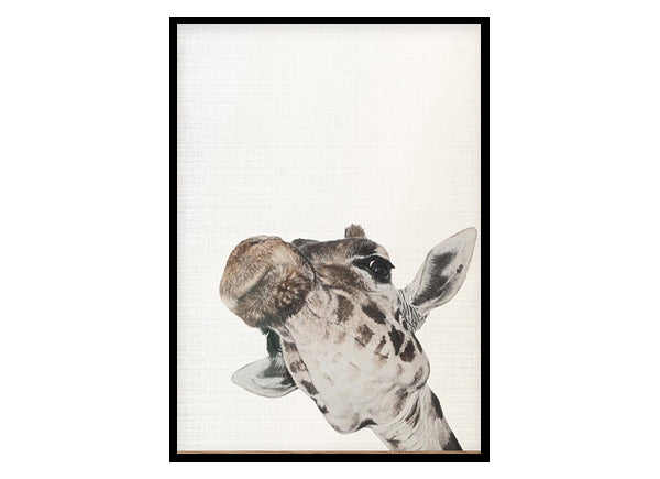 Giraffe Poster Print, Animal Wall Art Home Decor