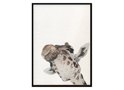 Giraffe Poster Print, Animal Wall Art Home Decor