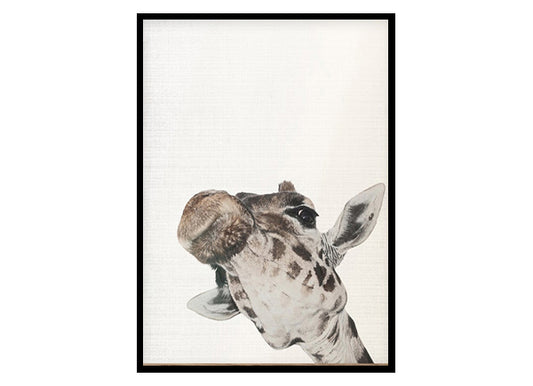 Giraffe Poster Print, Animal Wall Art Home Decor