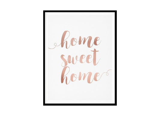 "Home Sweet Home" Girls Quote Poster Print