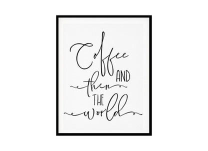Coffee Home Decor Print Kitchen Wall Art Poster Print