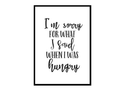 Home Decor Print Kitchen Wall Art Poster Print