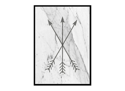 Arrow Tribal Art Minimalist Modern Art Poster Print