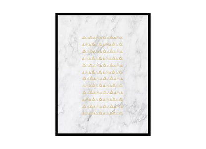 Geometric Triangle Abstract Art Minimalist Modern Art Poster Print