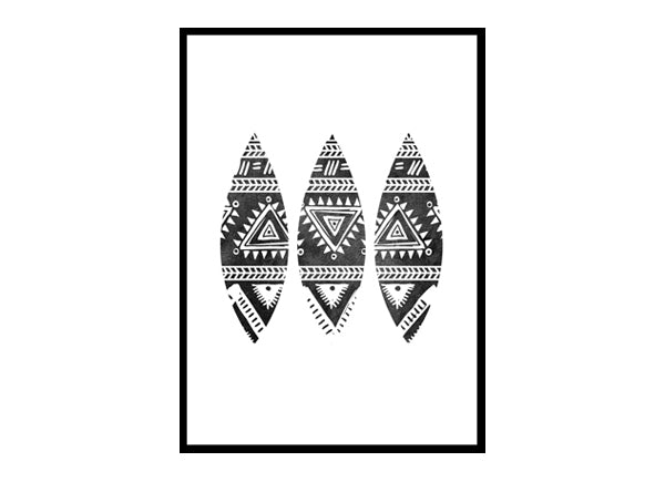 Tribal Arrow Abstract Art Minimalist Modern Art Poster Print