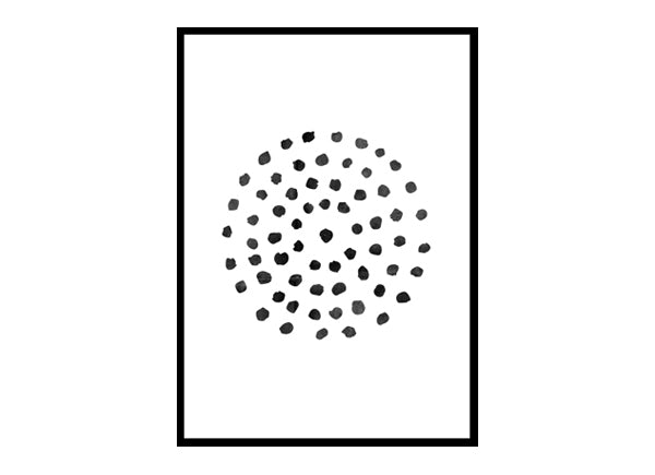 Minimalist Abstract Circle Minimalist Modern Art Poster Print