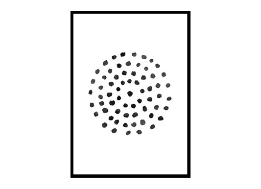 Minimalist Abstract Circle Minimalist Modern Art Poster Print