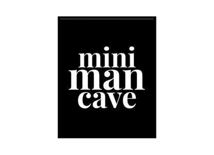 "Mini Man Cave" Childrens Nursery Room Poster Print