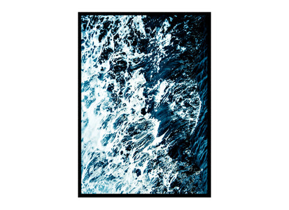 Waves Blue Ocean Ocean, Sea, Beach Poster Print