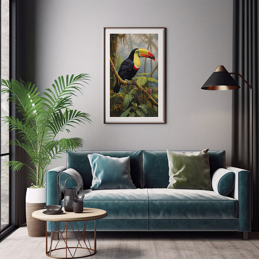 Tropical Wall Print,Toucan Print,Tropical Birds Wall Art,Toucan Print,Bird Print