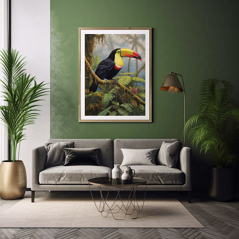 Tropical Wall Print,Toucan Print,Tropical Birds Wall Art,Toucan Print,Bird Print
