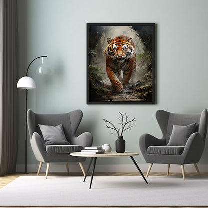 Tiger Poster, Wall Art, Safari Animal, Jungle Print,  Wildlife Art, Tiger Wall Art