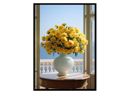 Chrysalis Floral Prints  Vased Flowers, Flower Wall Art Decor Print Poster