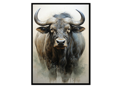 Safari Migration Wildebeest Safari Prints, Wildlife Art Decor, Wildebeest Poster