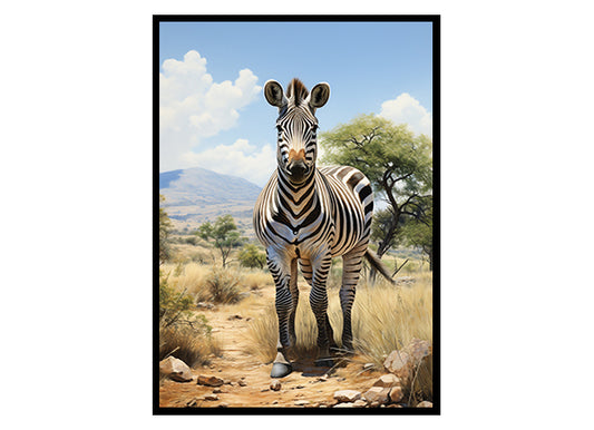 Safari Stripes: Zebra Posters, Safari Animal, Jungle Art Print