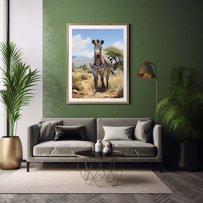 Safari Stripes: Zebra Posters, Safari Animal, Jungle Art Print
