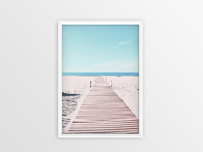 Beach Art, Beach Decor, Light Yellow Decor, Beach Photo, Home Decor Print